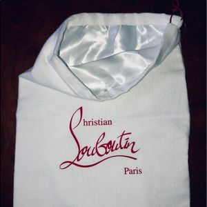 100% Authentic Christian Louboutin lined dust bag!